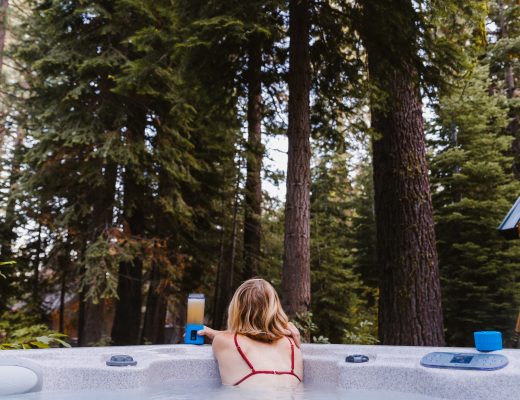 Femme dans un spa